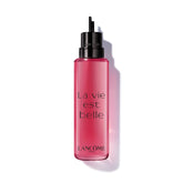 Lancôme La Vie Est Belle L'Elixir bottle close-up highlighting warm floral allure for confident moments.
