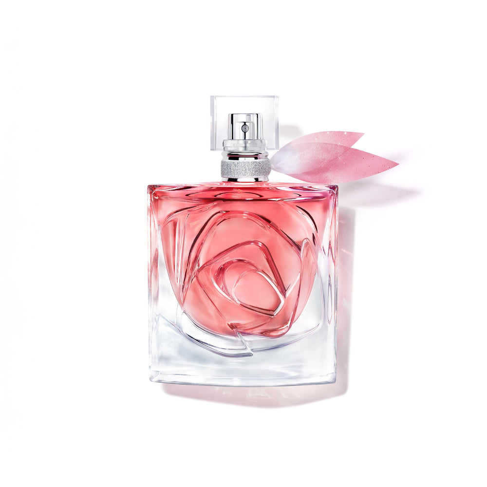 Lancôme La Vie Est Belle Rose Extraordinaire bottle front view for sophisticated presence.