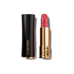 Lancôme L'Absolu Rouge Exotic Orchid swatch with vibrant color