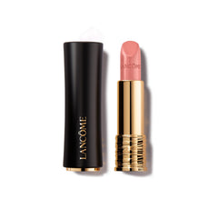 Lancôme L'Absolu Rouge lipstick 250 Tendre Mirage swatch shows long-lasting color and hydration.