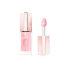 Lancôme Lip Idôle JuicyTreat oil gloss closeup shows luminous shine