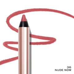 Lancôme Lip Idôle Lip Shaper waterproof wear demonstrated on skin for smudge-resistant definition