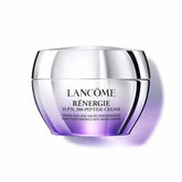 Lancôme Rénergie H.P.N. cream tube closeup showing hydrating texture for daily care.