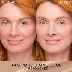Lancôme Renergie Lift makeup swatches demonstrate medium-to-full coverage on skin
