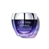 Lancôme Rénergie Lift Night Cream tube closeup showing creamy texture for anti-aging care