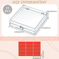 Landhoow acrylic-storage-organizer offers clear visibility for easy product selection.