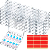 Landhoow nail-boxes-display-case keeping press-on nails organized and dust-free.