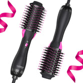 LANDOT hair dryer brush with oval 60mm barrel for fast salon-style blowouts