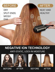 LANDOT negative ionic technology reduces frizz and static to add shine during drying.