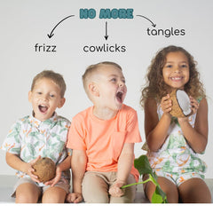 Lane & Co. Hair Paste baby application demonstrates easy, age-safe use on infants.