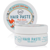 Lane & Co. Hair Paste tub close-up shows a gentle, plant-based styling option for kids.