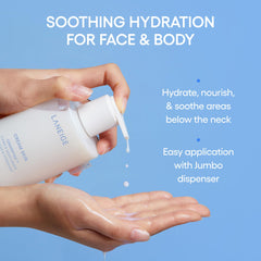 LANEIGE Cream Skin Toner milky texture closeup highlights silky hydration