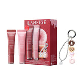 LANEIGE Glaze Craze Cinnamon Sugar lip serum swatch for glossy mauve pink lips.