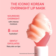 Laneige Lip Glowy Balm Vanilla mini close-up showing creamy shine.