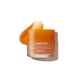 Laneige Lip Sleeping Mask Pumpkin Pie jar highlighting deep overnight hydration.