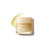 LANEIGE Lip Sleeping Mask Vanilla jar demonstrates overnight hydration for smooth lips