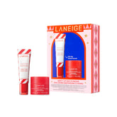 Laneige Minty Lip Duo packaging close-up, gift-ready set for hydrated lips.