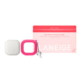 Laneige Neo Blurring Powder compact close-up showing soft-focus blur and pore definition