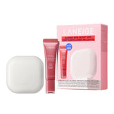 LANEIGE Neo Blurring Powder on puff for quick oil control and soft-focus skin.