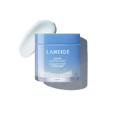 LANEIGE Water Sleeping Mask jar close-up showing the gel texture for overnight hydration.