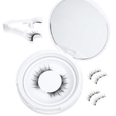 Lanflower natural magnetic eyelashes applicator for precise placement.