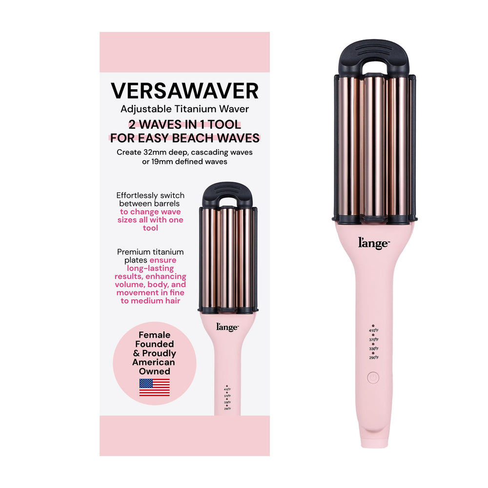 L'ANGE Hair VersaWaver 32mm barrel for deep, lasting waves