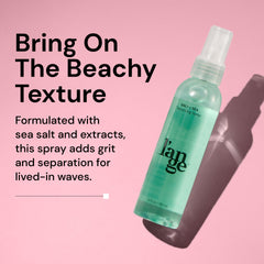 L'ANGE HAIR Sea Salt Texturizing Spray dispense captures even mist for quick styling.