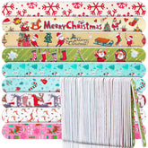 Lanties 45-pack Christmas nail files bulk collection for at-home manicures.