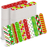 Lanties Christmas nail file red-green double-sided pack for precise shaping