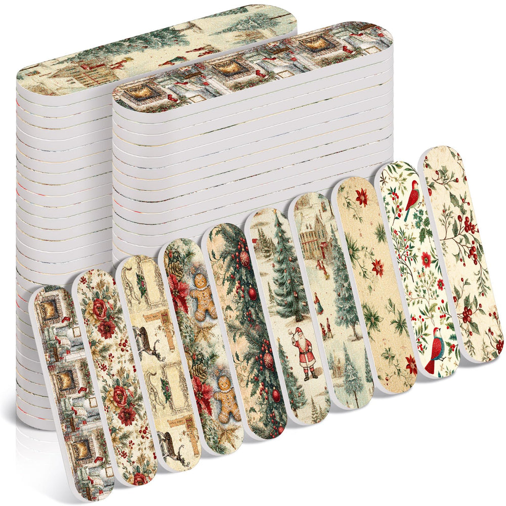 Lanties Christmas nail files bulk pack for versatile nail care options.