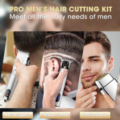 Lanumi beard trimmer attachment closeup demonstrates versatile trimming options.