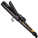 LANVIER curling iron with 1.5-inch barrel creates soft, loose waves for medium to long hair.