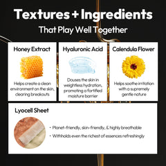 LAPCOS Honey Sheet Mask pack open reveals hydration-ready individual sheet