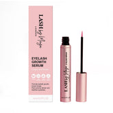 LASH by Maya LONDON serum bottle close-up showing premium lash care and daily use.