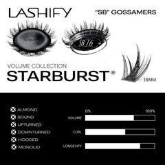 Lashify Gossamer made with Korean PBT Silk for lightweight, cruelty-free wear.