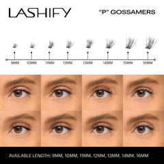 Lashify Plushy color range shown in Truffle, Chocolate, Black for versatile looks.