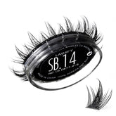 Lashify Star Burst 14mm Gossamer packaging highlights premium vegan lashes for easy at-home use.