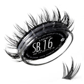 Lashify Star Burst 16mm Gossamer refill on tray for versatile lash styling.
