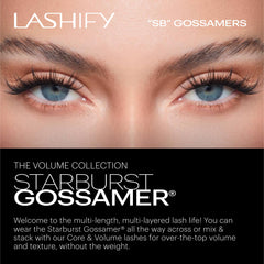 Lashify Star Burst multi-length lashes for layered texture and dramatic dimension