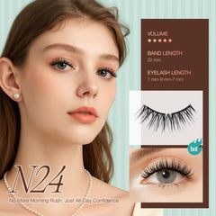 Lashview soft magnetic lashes 0.17mm closeup showcases comfortable, natural-feeling wear.