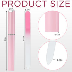 Lasnten double-sided nail file close-up for smooth edges and precise filing
