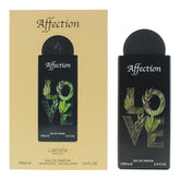 Lattafa Affection bottle pour reveals an elegant floral scent for everyday wear.