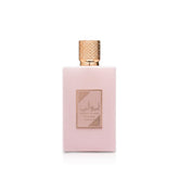 Lattafa Ameerat Al Arab Prive Rose bottle showcasing luxurious design.