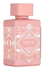 Lattafa Bade’e Al Oud Noble Blush bottle front for everyday elegance