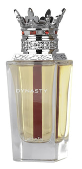 Lattafa Dynasty bottle close-up highlighting premium packaging ideal for gifting.