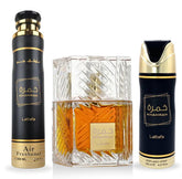 Lattafa Khamrah EDP bottle showcasing premium fragrance for daily wear.