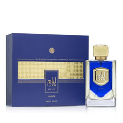 Lattafa Liam Blue Shine packaging box, premium presentation for gifting occasions