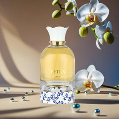 Lattafa Petra EDP box packaging emphasizes premium scent experience at unboxing