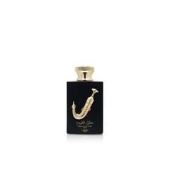 Lattafa Pride Ishq Al Shuyukh Gold bottle front suitable for daily wear.