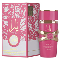 Lattafa Yara Candy strawberry fizz candy center for sweet floral mood
